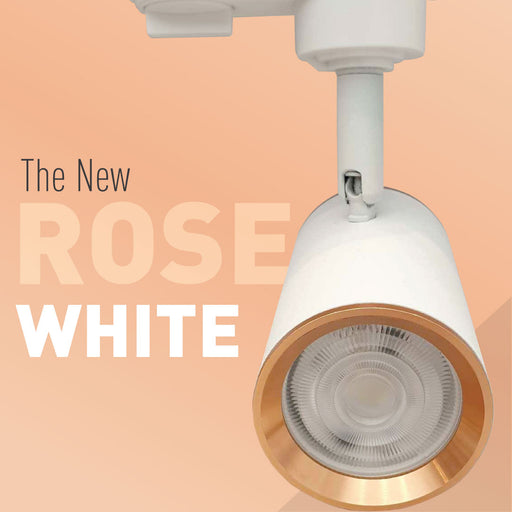 White Rosegold LED Track Light